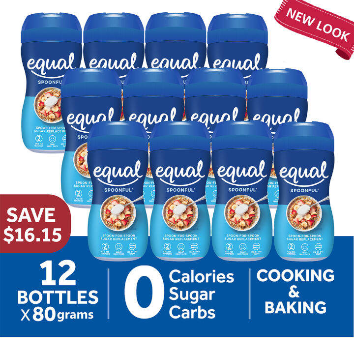 EQUAL Classic 12 jars x 80g Sweetener, Sugar Replacement Sweetener