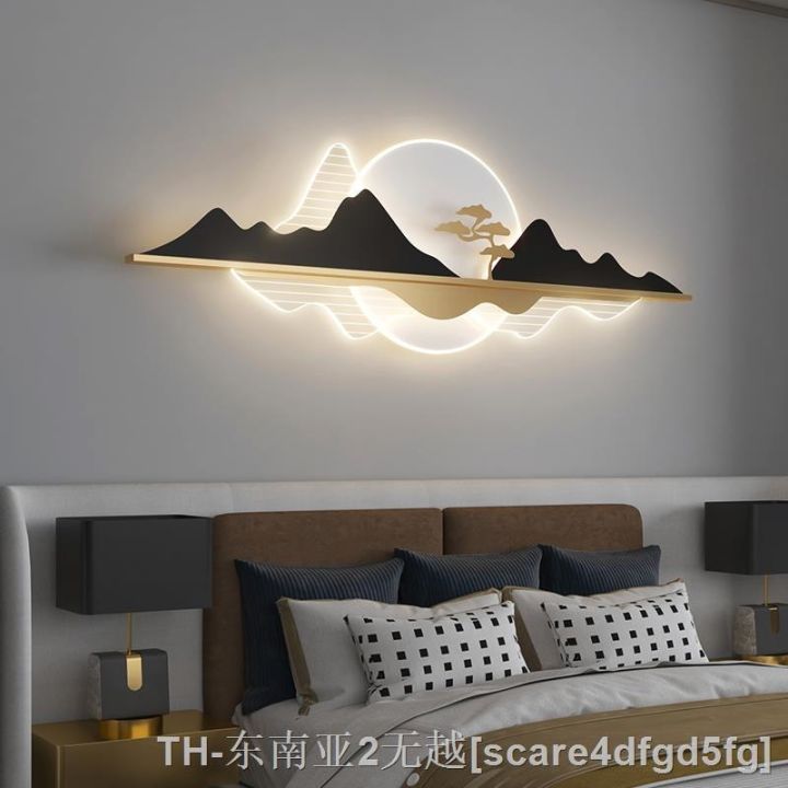 hyfvbujh-minimalist-room-sofa-background-wall-lamp-bedroom-bedside-personality-mural-lamps