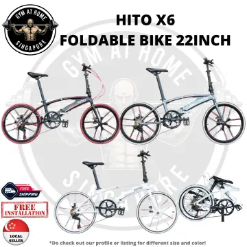 Hito x6 folding discount bike