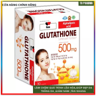 Viên uống Trắng da Glutathione 500mg - Bổ Sung Chất Oxy Hóa thumbnail
