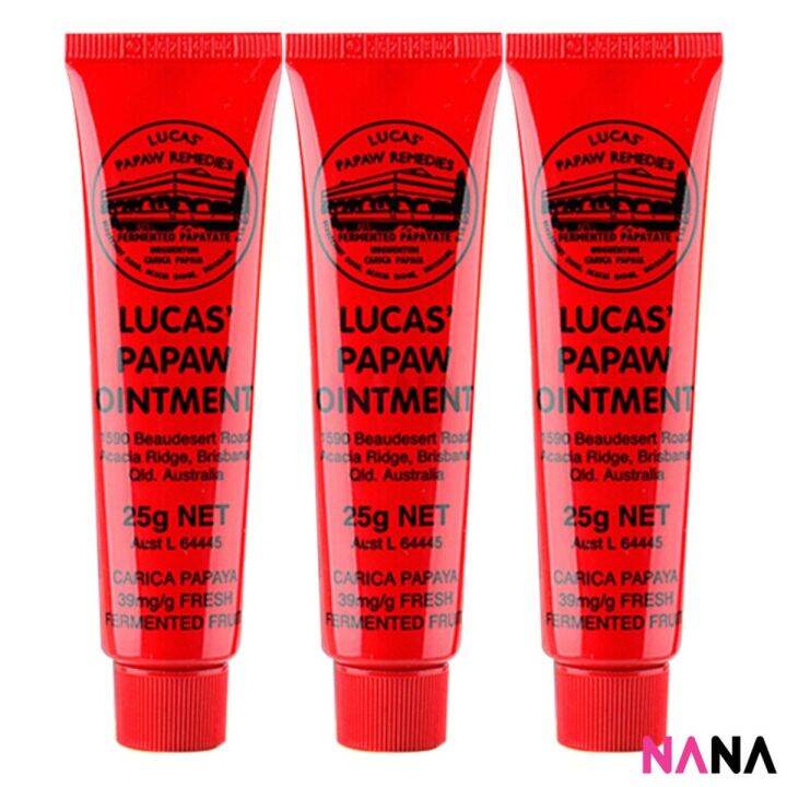 Lucas Papaw Ointment 25g x 3pcs | Lazada Singapore