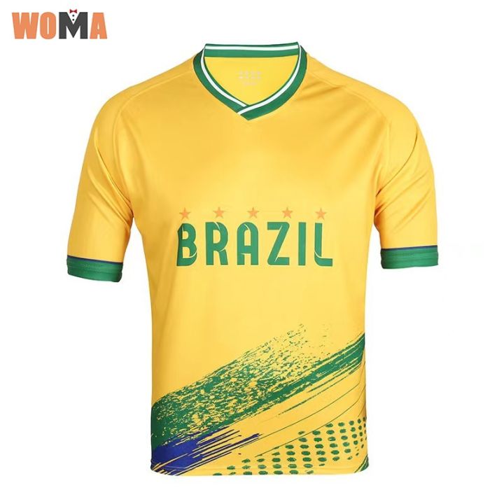 woma-เสื้อ-บอล-เสื้อบอลโลก2022-เสื้อฟุตบอลชายแขนสั้น-เสื้อผู้ชาย-เสื้อยืดแฟนเชียร์