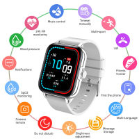 1.9นิ้วผู้ชาย S Mart W Atch Smart Watch ผู้หญิงนาฬิกาข้อมือ IP67กันน้ำฟิตเนสสร้อยข้อมือกีฬา SPO2BPHR นาฬิกาสำหรับ Android