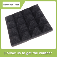 NewHopeTreee 25*25*5ซม.soundproofing Foam Studio Acoustic Sound Treatment absorption WEDGE