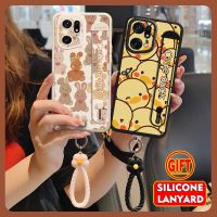 Liquid silicone interest Phone Case For OPPO Find X5 Pro trend dustproof top grade phone case Lambskin Wrist strap