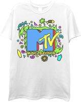 MTV Mens Logo 90s Retro T-Shirt