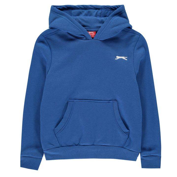 Slazenger Junior Boys Fleece Hoody Junior (Active Blue) Sports Direct