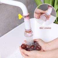 3109 Extendable Kitchen Faucet Splash Filter 360 Rotating Faucets Nozzle Save Water Bathroom PP Spiral Shower Sprayer