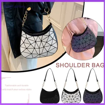 Vintage Vegan Leather Shoulder Crescent Bag for Women Retro Lunar Purse Casual Hobo Satchel Under Arm Purse Lady Handbag