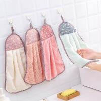 Coral Velvet Bathroom Supplies ผ้าเช็ดมือนุ่ม ผ้าดูดซับ ผ้าเช็ดจาน ผ้าแขวน อุปกรณ์ครัว-DFDAG STORE