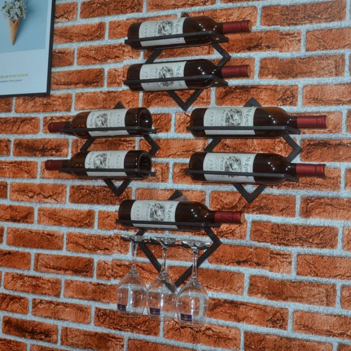 wall-mounted-upside-down-wine-rack-bottle-goblet-glass-holder-storage-organizer