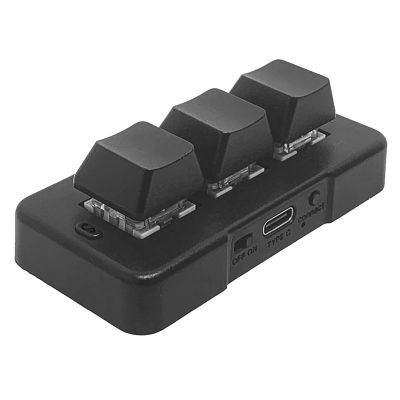 MK321 Pro 3 Key Mini Keyboard Mechanical Switch USB Connection for Office Game Multimedia Mechanical Keyboard