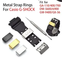 18 20mm 22mm Metal Buckle Loop Holder for Casio GSHOCK GA110/400/700 GW9300 GG1000 WatchBand Ring Clasp Holder Watch Acessories Straps