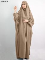 Eid Mubarak Hoodie Muslim Djellaba Women Hijab Dress Prayer Garment Abaya Khimar Full Cover Ramadan Gown Abas Islamic Clothess