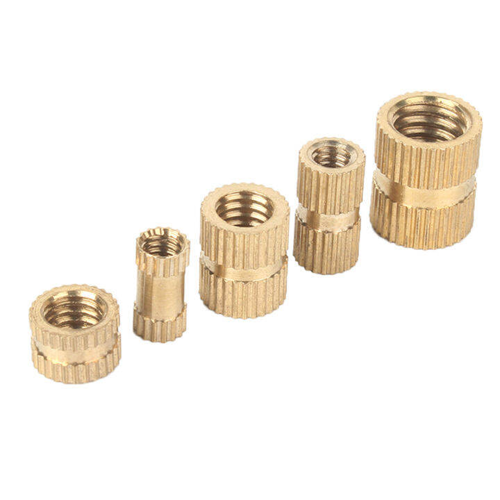 Copper Knurled Nut Female-Female Copper Embossed Nut Injection Molding ...