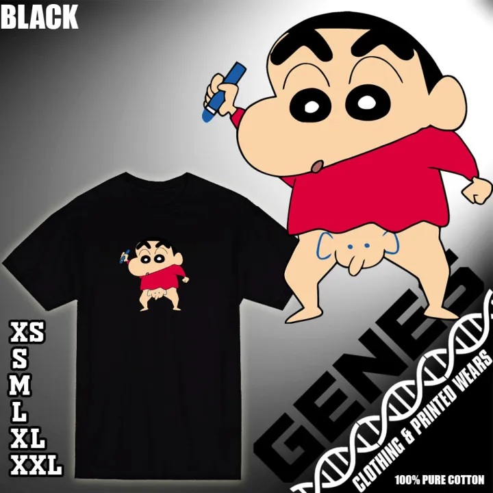 Crayon Shin Chan peace sign Funny Kid anime cartoon Character show Batang  90's Unisex shirt (an344-1) | Lazada PH