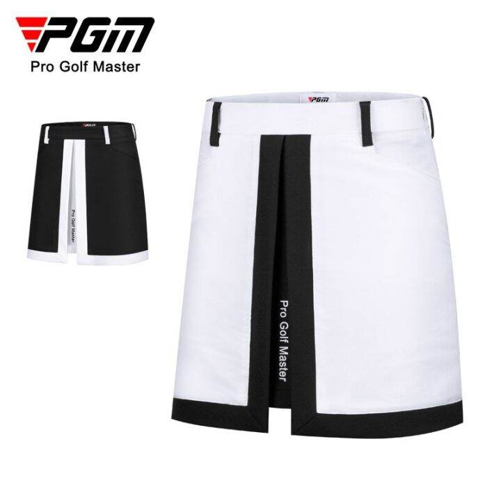 PGM Women Golf Skirt Girls Sports Slit Skirt with AntiSmear Lining Golf Wear for Woman XSXL