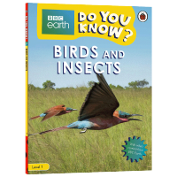 Milu นกและแมลง BBC คุณรู้ระดับเดิมหนังสือภาษาอังกฤษ