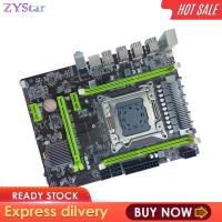 ZYStar X79 Pro เมนบอร์ดคอมพิวเตอร์เดสก์ท็อป DDR3คู่สำหรับ V1 E5/E5-2670 V2