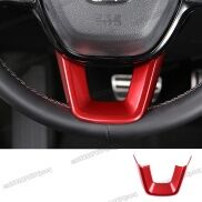 Carbon Fiber Car Steering Wheel Trim U Shape Cover Chrome for Honda Cr