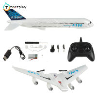 Tootplay เครื่องบินแอร์บัส A380 RC 2.4GHz โฟม EPP เครื่องร่อนควบคุมระยะไกลปีกคงที่เครื่องบินของเล่น RC สำหรับเป็นของขวัญเด็ก