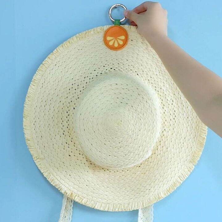 คลิปหนีบหมวกแม่เหล็กแบบแฮนด์ฟรี-pu-หนัง-sun-hat-คลิปเก็บกระเป๋าแบบพกพาที่ใส่หมวกสำหรับการเดินทางกลางแจ้ง