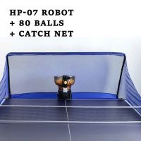 Automatic Recycle Ball Ping Pong Machine/Robot Mulfunctional Table Tennis Training Robot/Machine Hight Qulity With Catch Net Free 80Pcs Balls