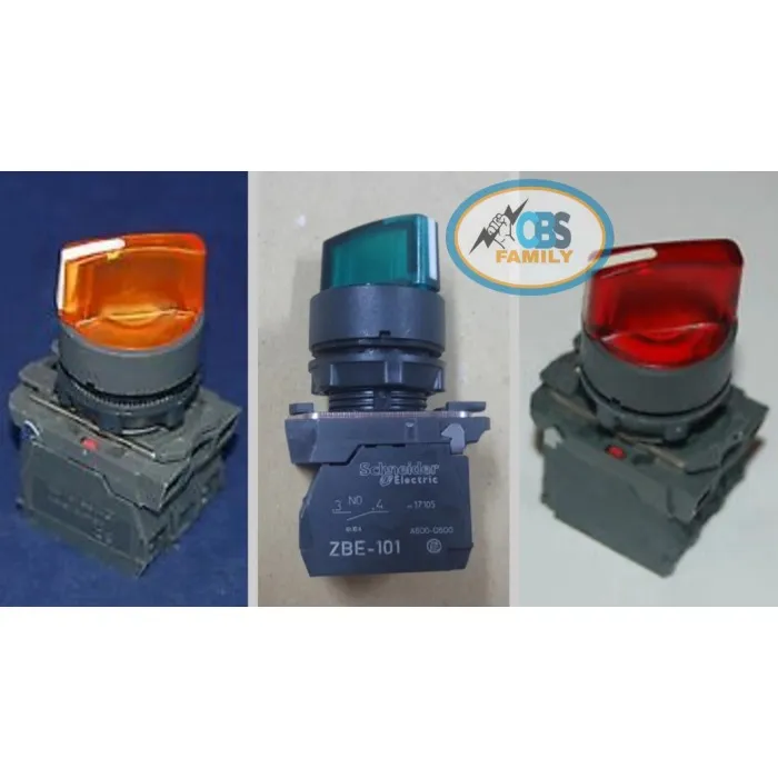 [COD] Schneider Selector Switch Lamp 2Posisi Stay Put 24V Ac/Dc