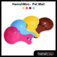 HamshMoc Hangable อาหารสัตว์เลี้ยงสามารถช้อนพลาสติกแมวสามารถช้อนป้อนสัตว์เลี้ยงแห้งเปียกแมวถือว่าของเหลวขนมขบเคี้ยวให้อาหารทำความสะอาดง่