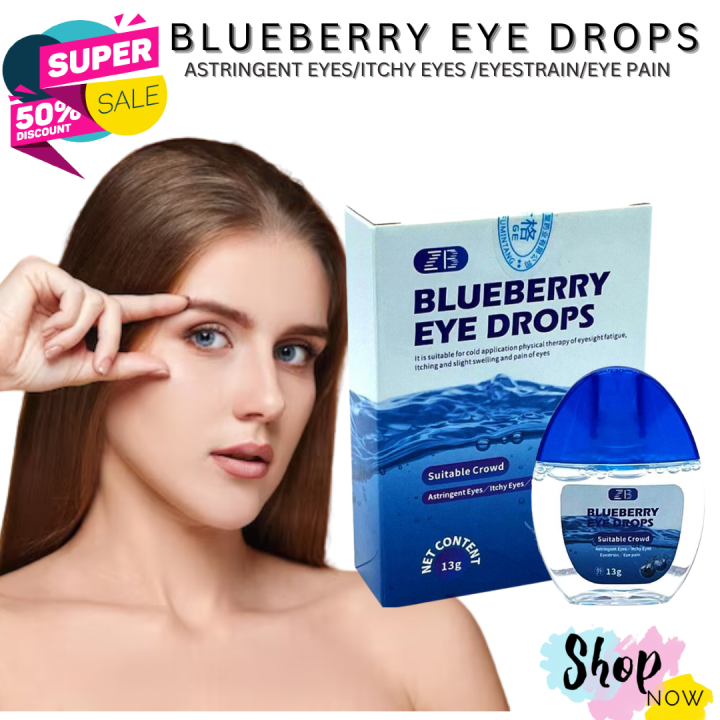 ORIGINAL Blueberry Eye Drops Suitable for cold application physical