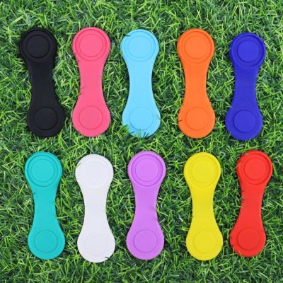 Silicone Golf Hat Clip Ball Marker Holder with Strong Magnetic Attach to Your Pocket Edge Belt Clothes Gift Golf Accessories New Towels