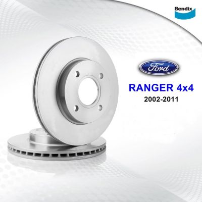 Bendix จานเบรคคู่หน้า Ford Ranger 4x4, Duratorq ปี 2002-2011 dia 289 mm. 6 รู BR2952 (รูปแทน)