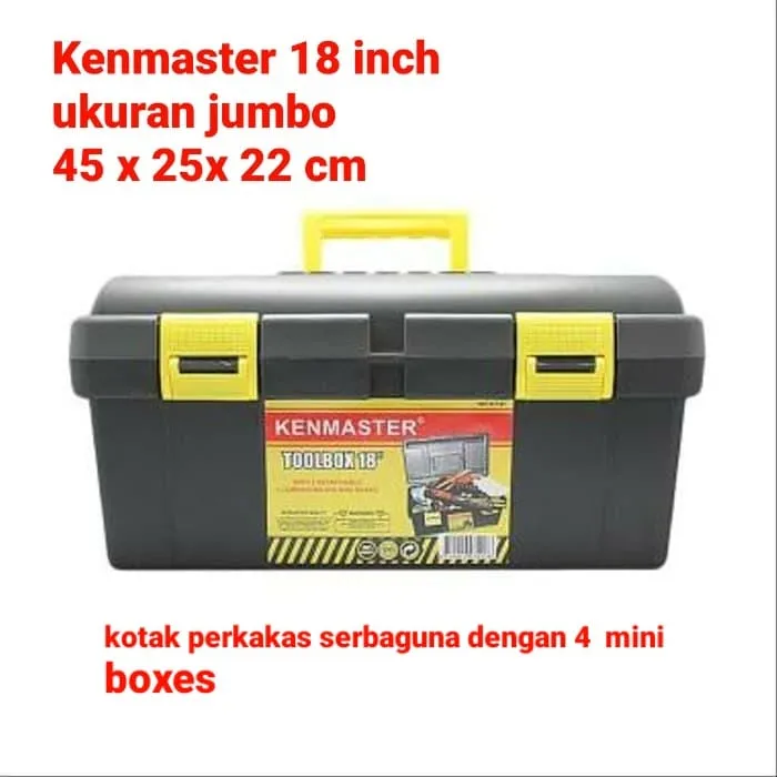 Kotak Perkakas Toolbox Kemmaster 18 Inch Jumbo Segel Lazada Indonesia