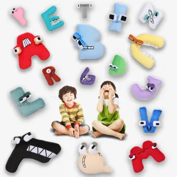 GeniusCells Alphabet Lore Plush Letter M Plushie Number Blocks Toys  Activity