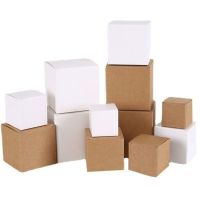 AQBCM กล่องของขวัญของตกแต่งปาร์ตี้วันเกิดน้ำตาลขาวขนาดเล็ก10ชิ้นถุงกระดาษของขวัญกล่องเก็บของสำหรับ