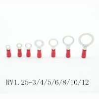 【In-Stock】 MAS Tools 50ชิ้น/2ชิ้น RV1.25สีแดง-3 4 5 6 8 10 12แหวนฉนวนฝาครอบกันฝุ่นไฟฟ้าสายข้อต่อตัวเชื่อม AWG ฝาครอบกันฝุ่น