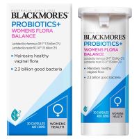 Blackmores Probiotics+ Womens Flora Balance Vitamin แบลคมอร์ส สำหรับผู้หญิง โปรไบโอติก 30 Capsules
