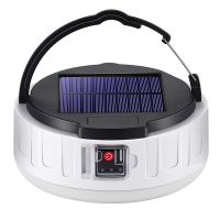 LED Camping Lantern Solar Tent Light 4 Light Modes Solar Lantern Flashlight for Outages Hurricane Emergency Hiking