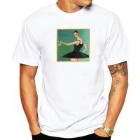 Kanye West T Shirt MBDTF Ballerina T-Shirt Men Cartoon Print Summer Mens Short Sleeve T Shirts 4XL 5XL Graphic Music Tee Shirt