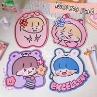 Super cute Mouse pad แผ่นรองเมาส์ LittleGirl