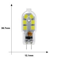 5ชิ้น Ac220v Ynl/Dc12v โคมไฟ Led G4ขนาดเล็ก2W Lampada หลอดไฟ Led G4 Smd2835นม/เคสใสแทนที่ฮาโลเจน G4สปอตไลท์