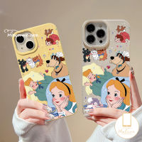 มิสสคอนนี่เจ้าหญิงดิสนีย์เคสโทรศัพท์แสงรุ่งอรุณน่ารักใช้ได้กับ iPhone 11 13 14 XR 15 12 Pro Max 7Plus 15 8 7 6 6S Plus SE 2020 X XS MAX เคสนิ่มย่อยสลายได้