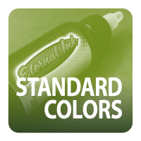 Etenal Ink 1 Oz  Standard Colors หมึกสักเอนทานอล ขนาด 1 ออนซ์ สินค้า Mand in USA.