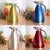 ☫ 1.5L Stainless Steel Thermal Coffee Carafe / Double Wall Vacuum Jug Bottle / 24 Hours Heat Retention