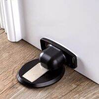 Magnetic Door Holder Stopper Invisible Doorstop Wall Floor Mount Safety Catch Stainless Steel Door Suction Bedroom Supplies Decorative Door Stops