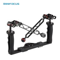 Aluminium Alloy Handheld Stabilizer Tray Handle Grip with Ball Arm Clamp Ys for Underwater Camera Housing Case Accessory Set