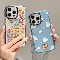 shuohaa204 Casetify เคสโทรศัพท์มือถือแบบนิ่ม ลาย Toy Story สีชมพู สําหรับ iPhone 14 13 12 11 Pro Max