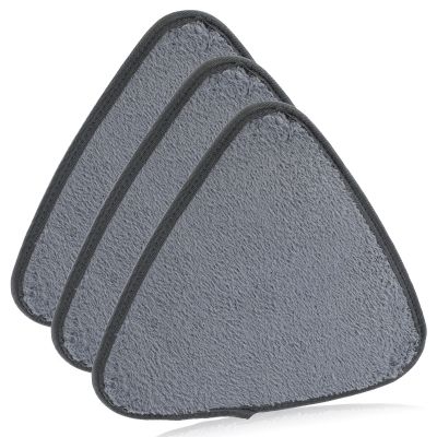 ✥⊕ 3Pcs Triangle Mop Replacement Pads Microfiber Mop Replacement Heads for Wet Dry Reusable Washable Mop Pads Replacement Pads