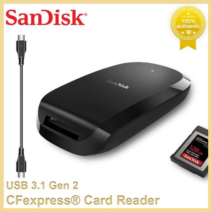Sandisk Extreme PRO Cfexpress Card Reader With TypeC Cable USB 3.1