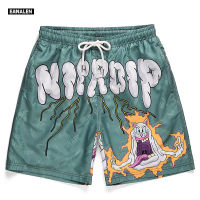 demon cartoon graphic Beach beach pants mens street hip-hop high street dancing shorts surfing sports running basketball s